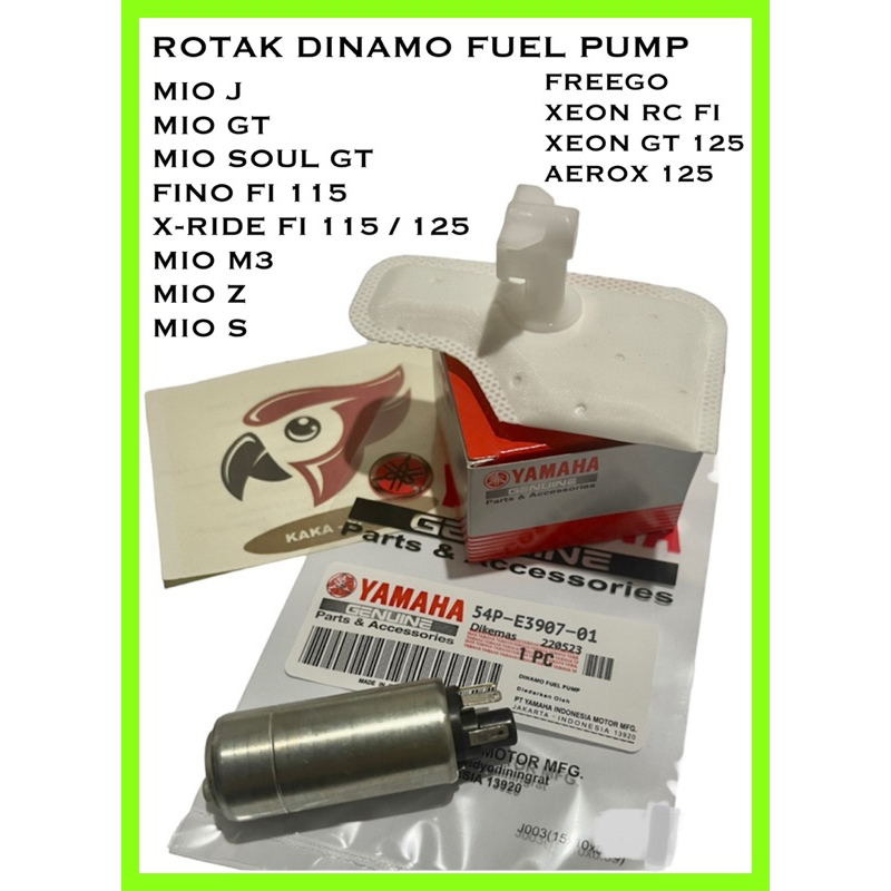 ROTAK MIO J rotak Dinamo Pump Assy Rotax pompa injeksi Mio J Mio M3 Xeon FINO Fi SOUL GT X RIDE Vixion NEW