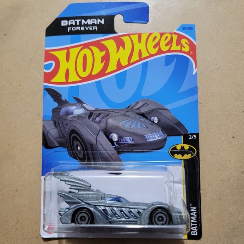 HOT WHEELS BATMAN FOREVER BATMOBILE / BATMAN [ GREY ] - MAINAN MOBIL ANAK