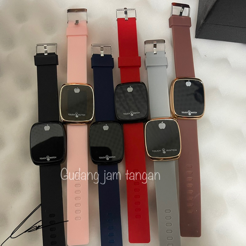 Jam Tangan Wanita Led oval/kotak Layar sentuh Fashion Jam Tangan Cewek