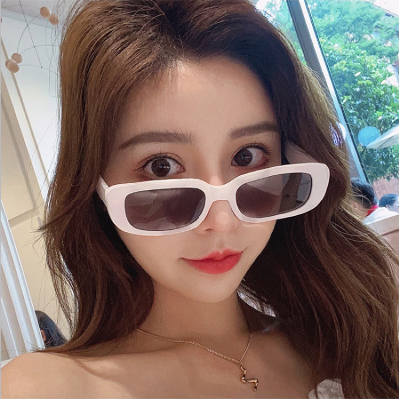 𝗜𝗦𝗔𝗡𝗨𝗥𝟵𝟳 Kacamata Hitam Wanita/Pria Sunglasses Korean INS Fashion KM04