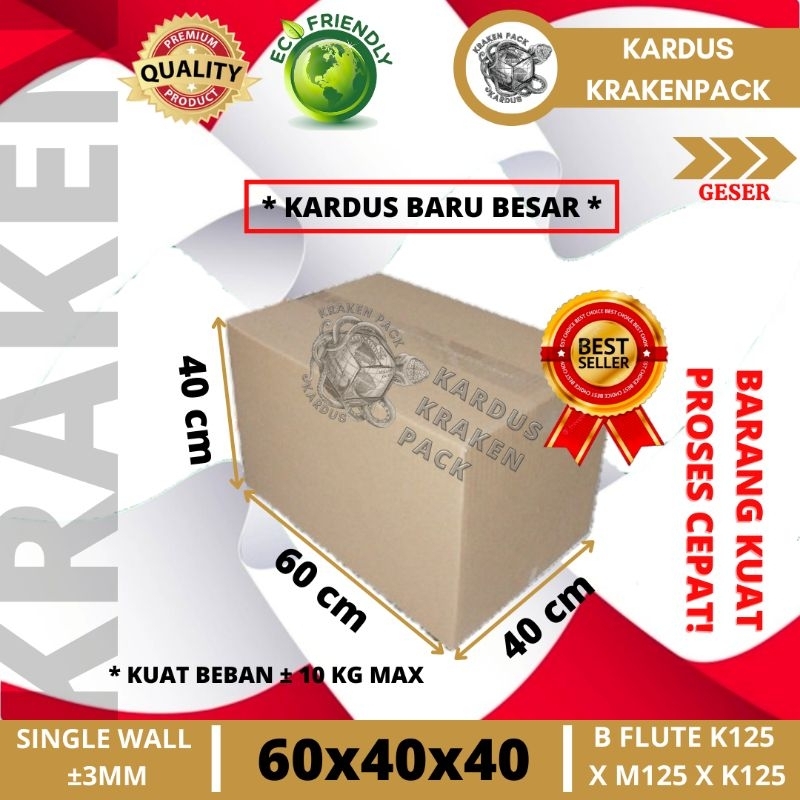 

KARDUS PACKING 60x40x40 DUS PACKING KARTON BOX BESAR BARU COKLAT POLOS