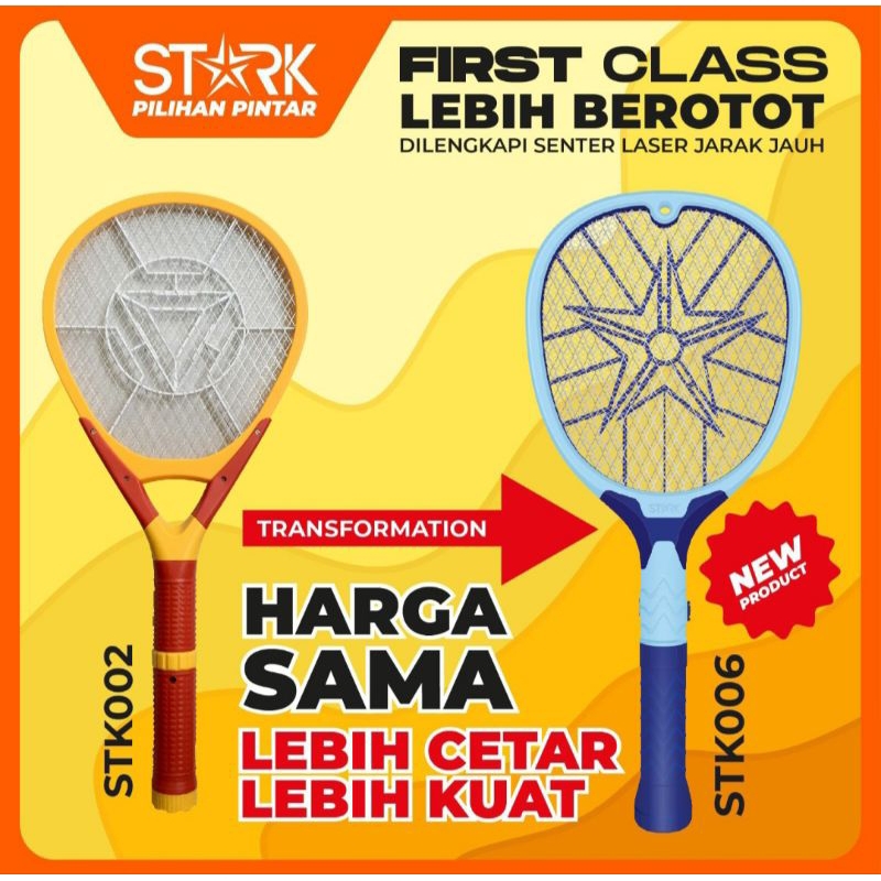 Raket Nyamuk Stark 006 SKT - 006 Murah