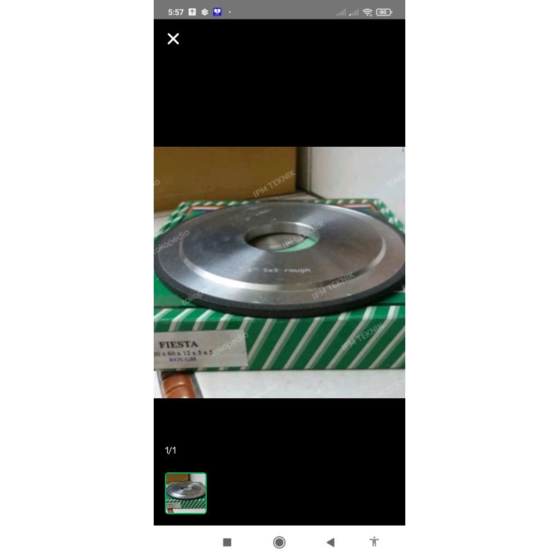 Diamond grinding wheel 8inch merek Fiesta lurus untuk asah matrial