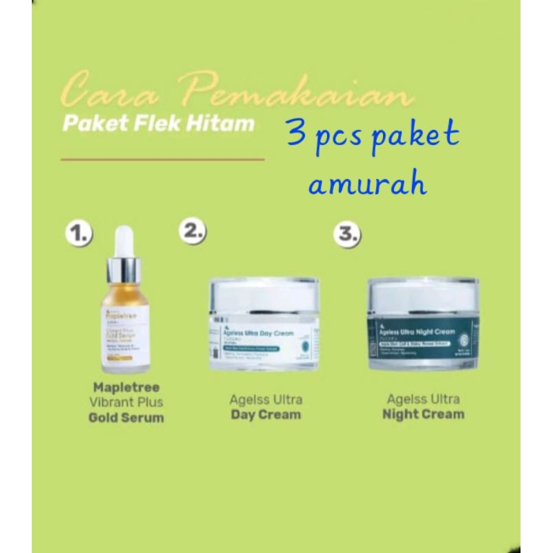 PROMO PAKET SKINCARE AMURA 3IN 100% ORIGINAL BPOM
