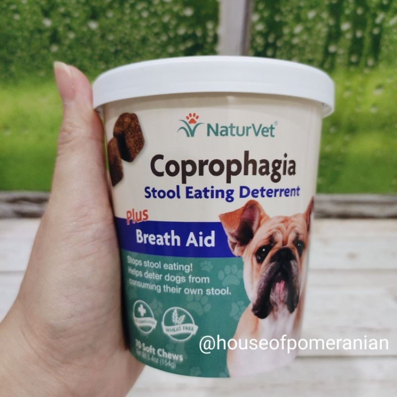 Deter coprophagia naturvet vitamin anjing makan poop pup kotoran