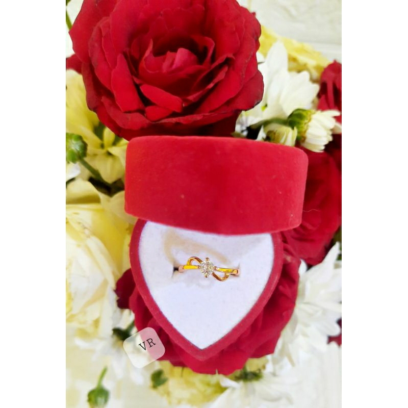 Cincin Titanium #perhiasan wanita #Cincin Titanium Asli#Cincin Permata