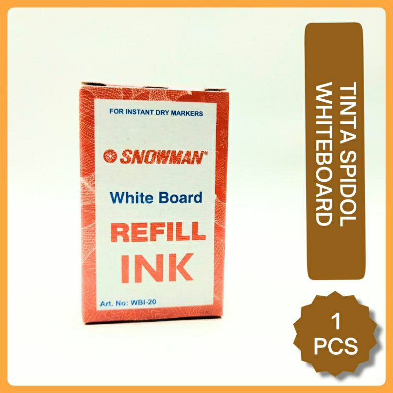 

Isi Ulang Tinta Spidol Whiteboard Snowman Hitam / Tinta Spidol Whiteboard