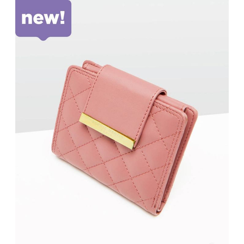 Dompet Lipat Wanita Dompet Mini Murah Mewah Romana Pink Original Sophie Martin Paris Promo Terbaru F