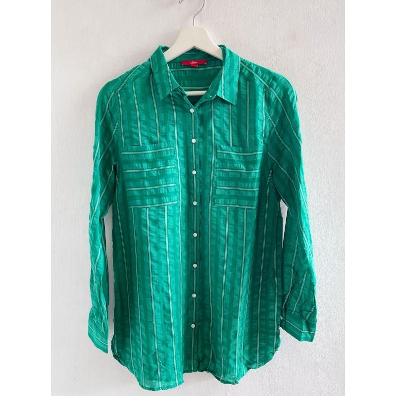 S.oliver striped longsleeve button down shirt