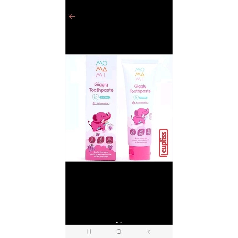 Momami Toothpaste 3+