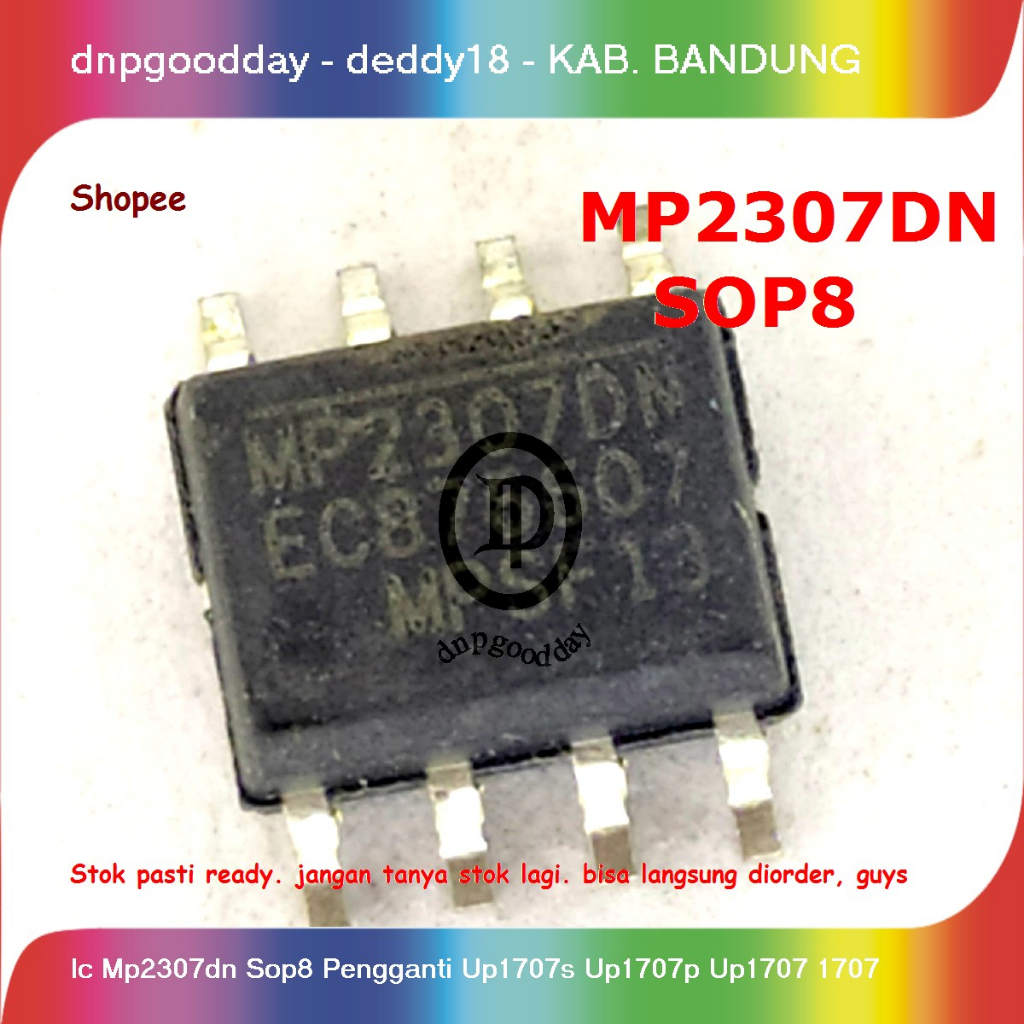 Ic Mp2307dn Sop8 Pengganti Up1707s Up1707p Up1707 1707