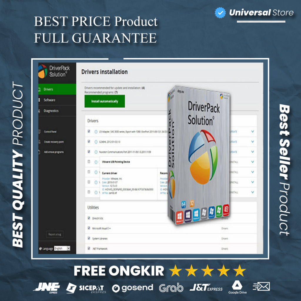 Program Driver Pack Solution PRO Terbaru VIP PRemium Lifetime Full Version