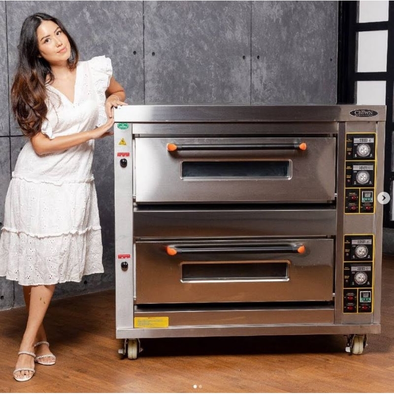 OVEN P 2 DECK 4 TRAY