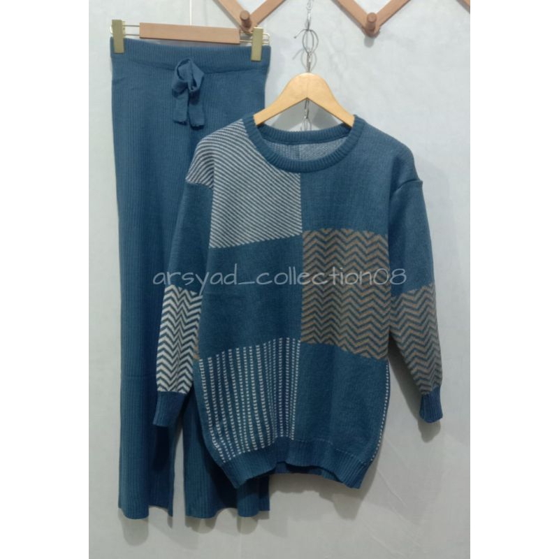 ONESET AMIRA SWEATER MOTIF ZIG-ZAG