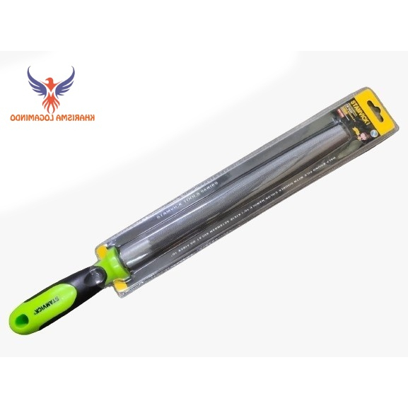 SUNFLEX Kikir Besi Setengah Lingkaran 12" Kasar USA Setengah Bulat KLP