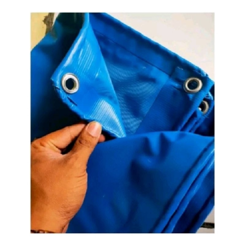 Terpal pvc/terpal semi karet 4×6 kualitas tebel tahan panas dan air hujan