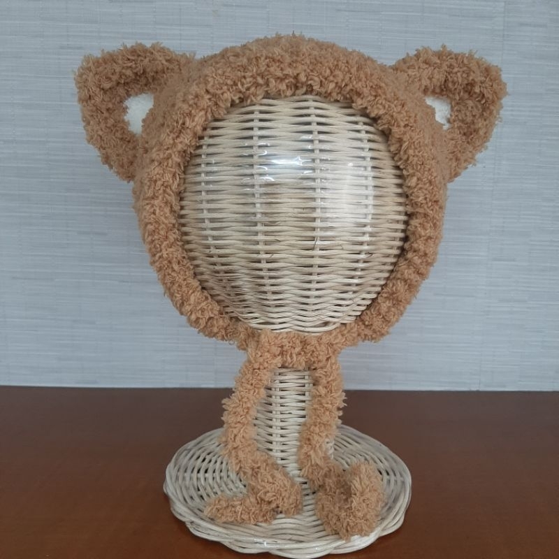 Bonnet Hat Adults / topi rajut dewasa