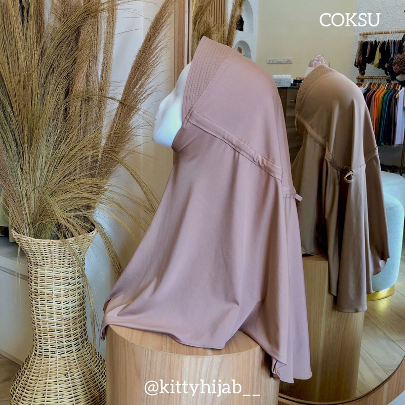 KITTY HIJAB( BISA COD ) Hamidah Instan Serut / hijab hamidah / bergo hamidah