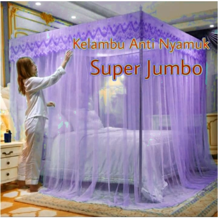 KELAMBU ANTI NYAMUK UKURAN JUMBO 200X200