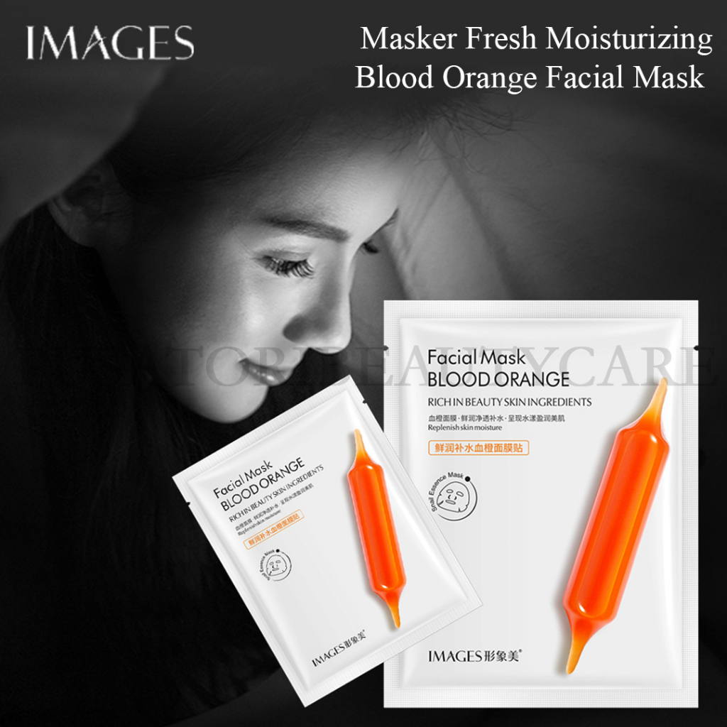 IMAGES Masker Fresh Moisturizing Blood Orange Facial Mask