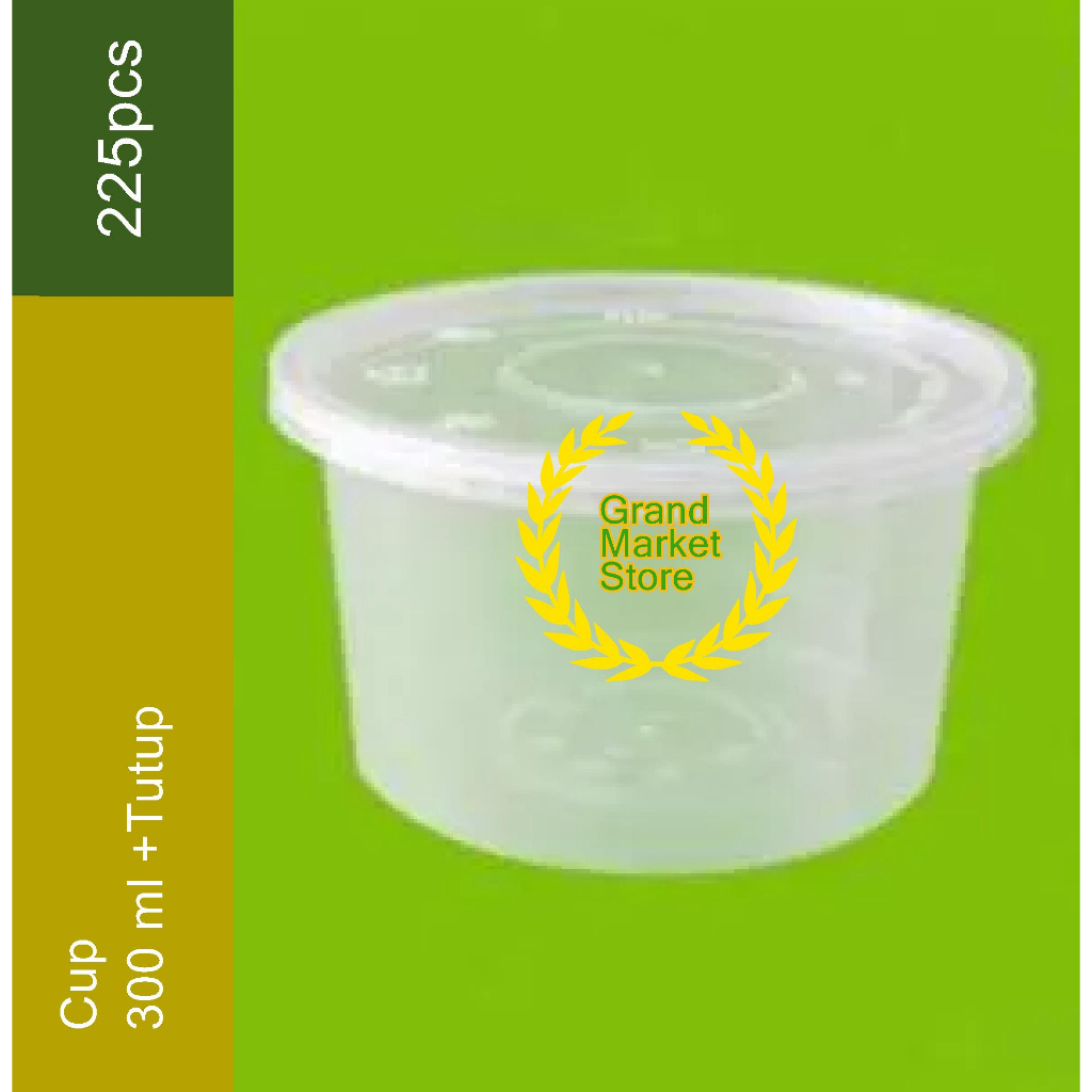 Cup 300 ml Cup Pudding 300 ml Cup Puding Mangkok Puding Thinwall Isi 25