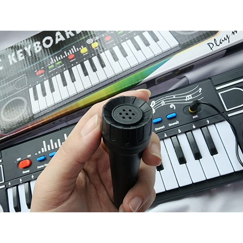 Mainan Eletronic Keyboard Anak Elektronik Keyboard Piano Karoke Mic Microphone CBKS BS