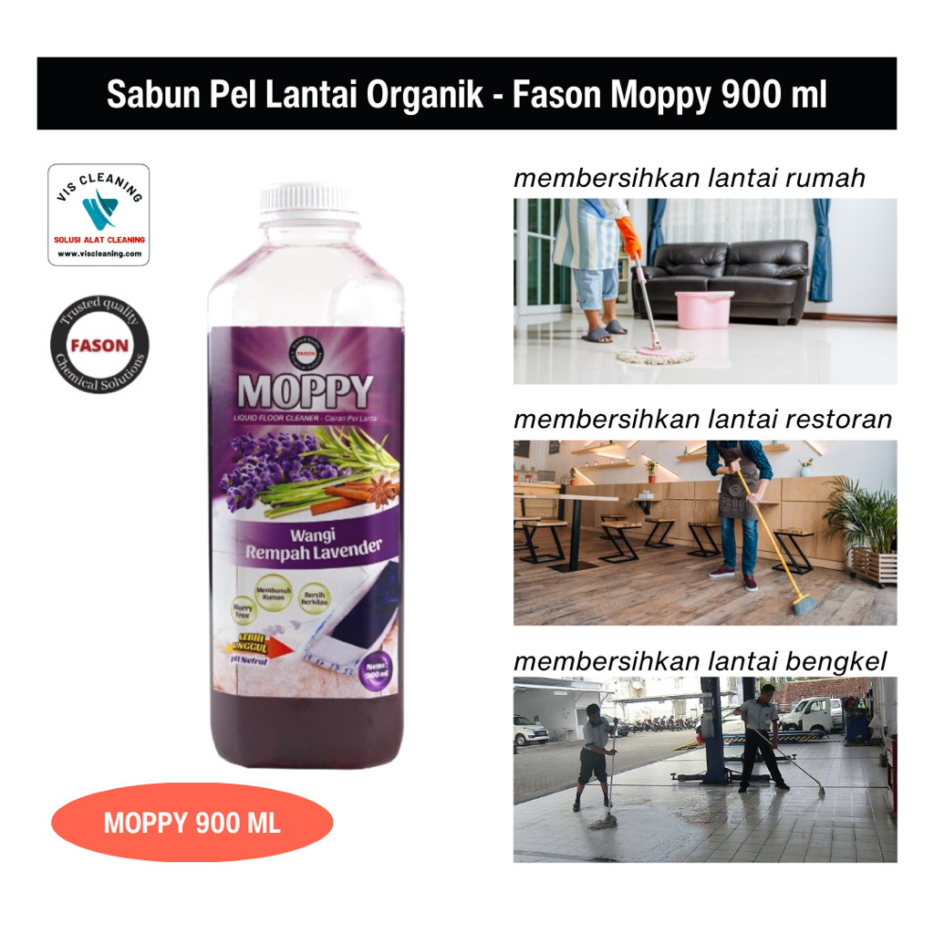 Sabun Pel Lantai Organik - FASON Moppy 900 ml