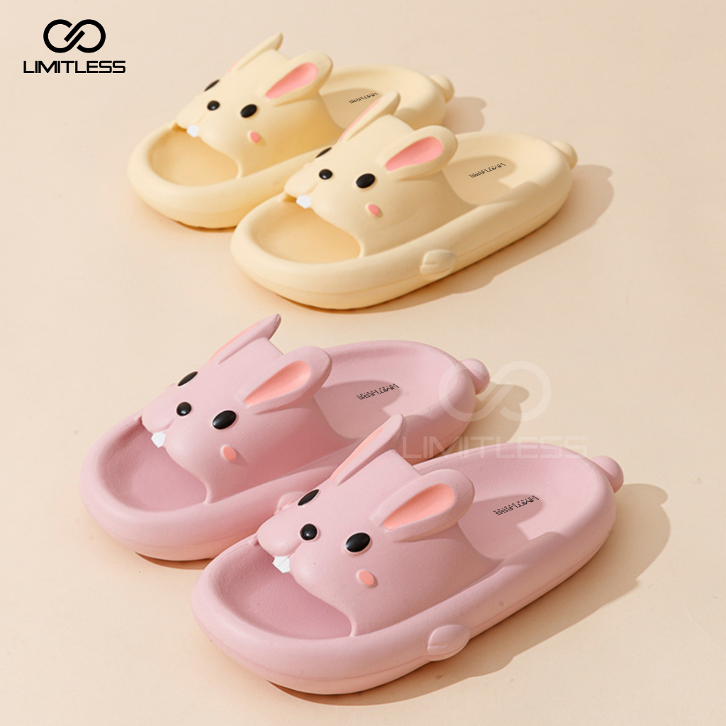 Sendal Kelinci Wanita Terbaru 2023 Sandal Kelinci Dewasa Cewek Selop Rabbit Sandal BUNNY Dewasa Casual Lucu