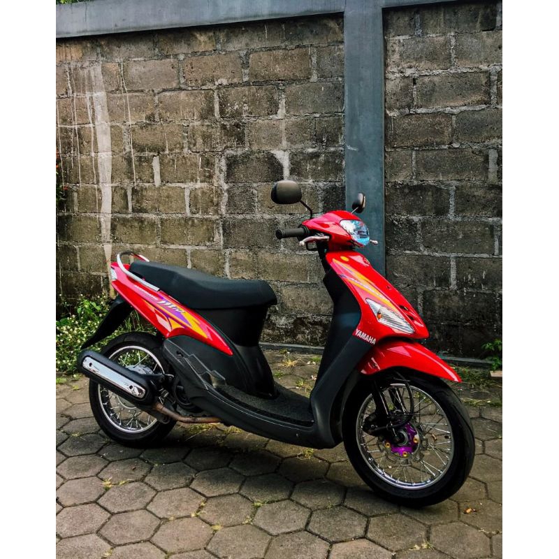 STIKER STRIPING ORIGINAL MIO 2004 5TL MERAH YAMAHA