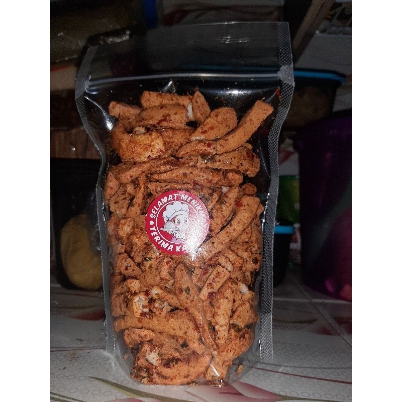 

Basreng pedas daun jeruk 200 gram