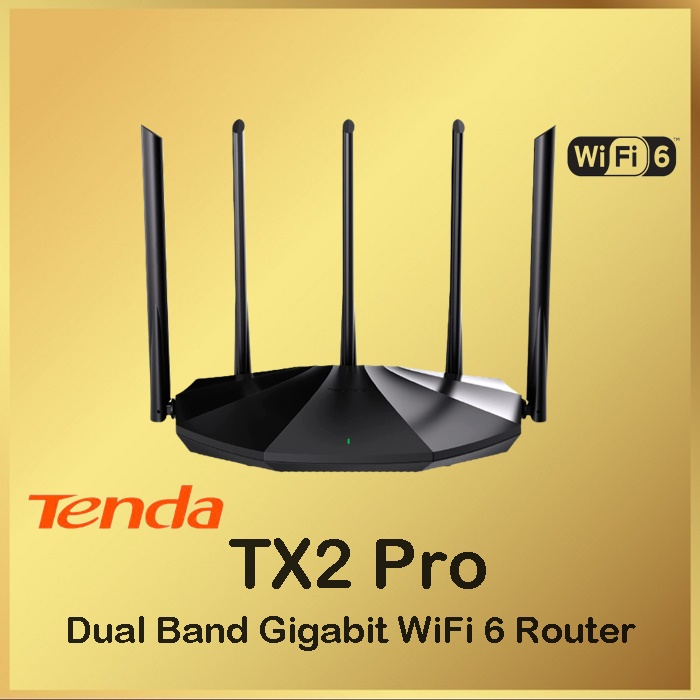 Tenda TX2 Pro Dual-Band Gigabit Wi-Fi 6 Router TX2Pro TX2 pro
