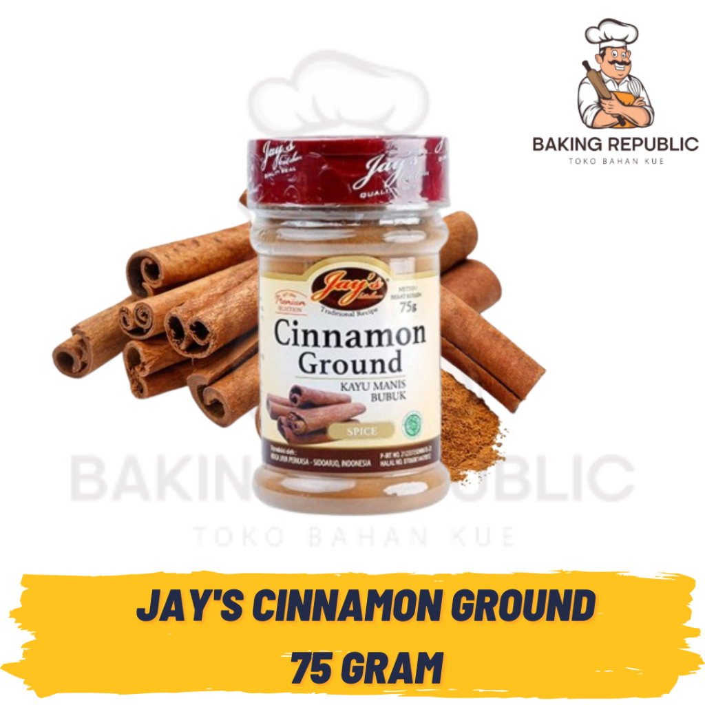 

JAYS GROUND CINNAMON | 75 GRAM | KAYU MANIS BUBUK