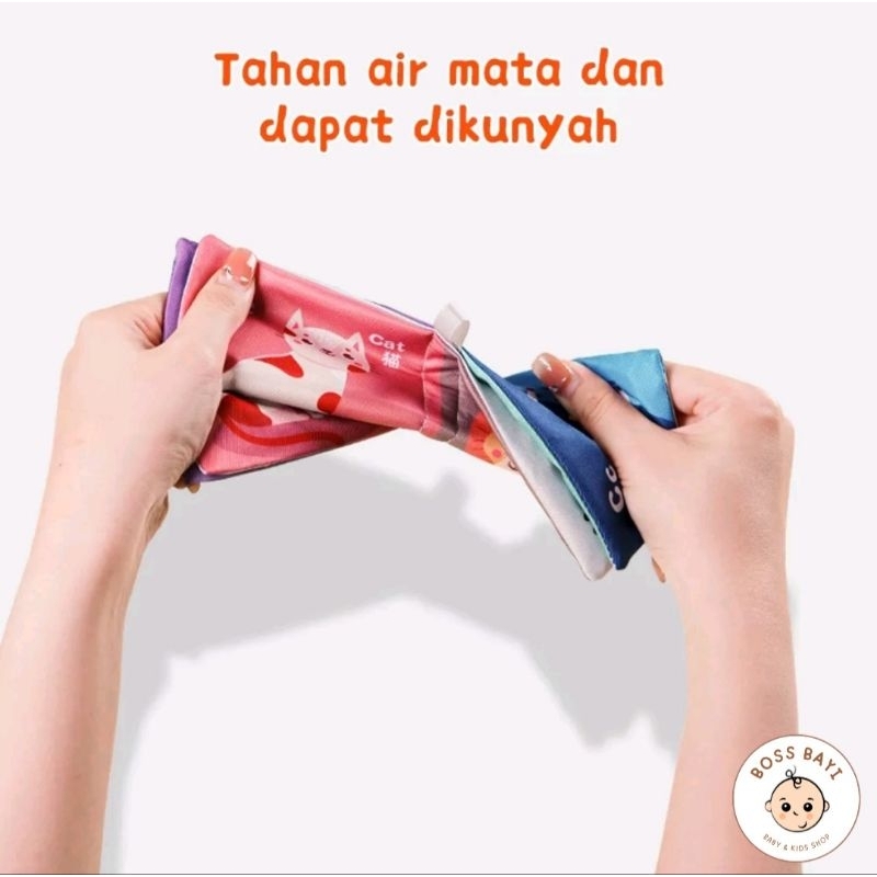 BOSS BAYI - Soft Book / Mainan Buku Kain Bayi Anak