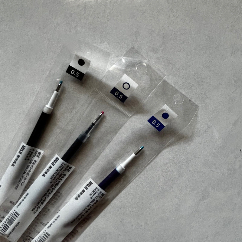 

Muji Refill Pen 0.5mm Knock / Cap Type