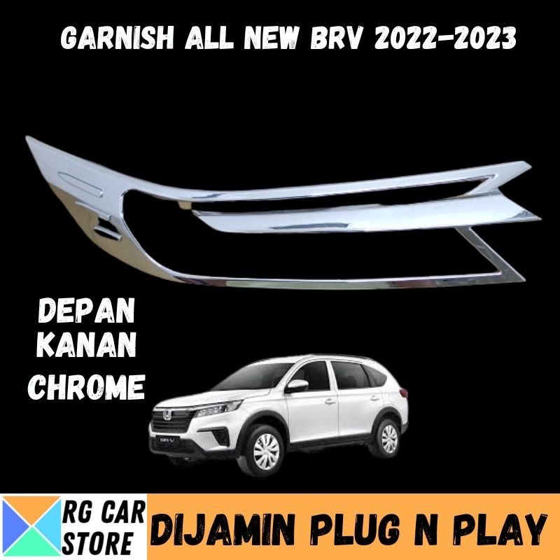 GARNISH ALL NEW BRV 2022-2023 CHROME DIJAMIN PNP TINGGAL PASANG BERKUALITAS