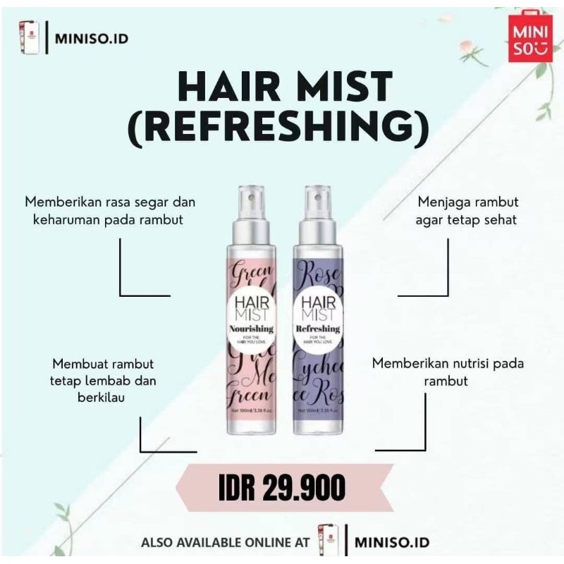 Hair mist Miniso