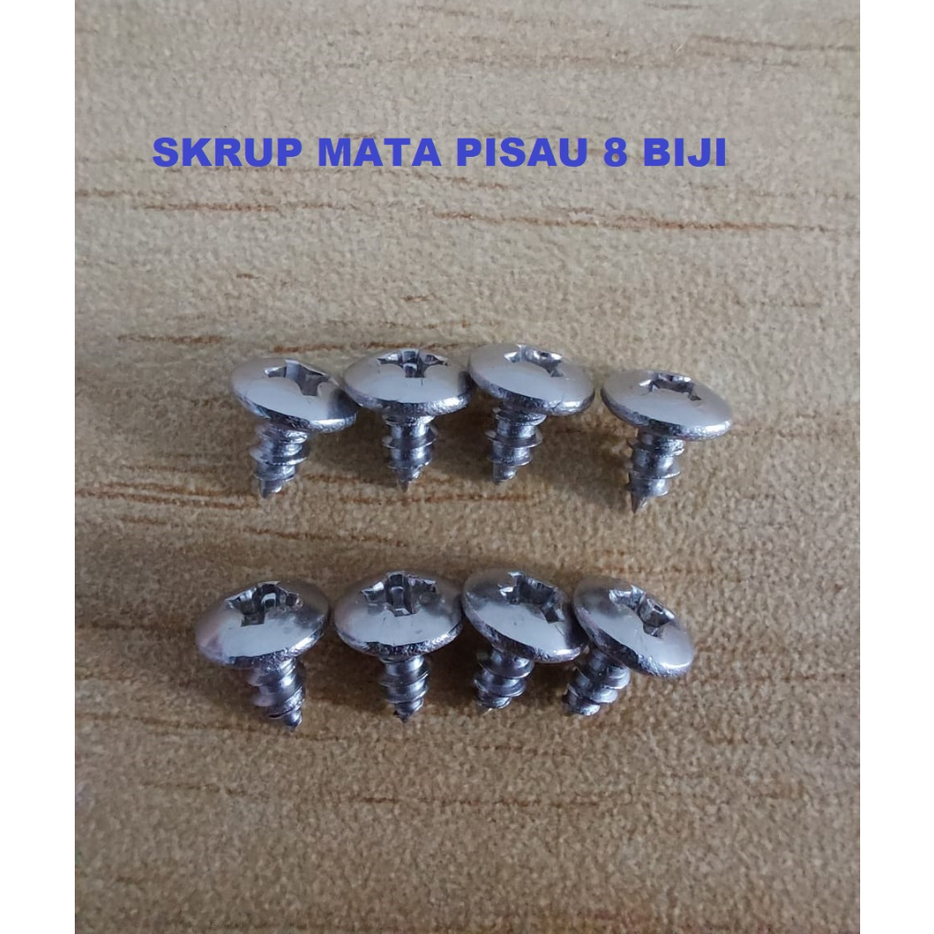 Sparepart Chooper Blender Stainless / Tangkai Mata Pisau / Skrup Mur Kecil Pisau / Pin Mata Pisau Choper / Panci Blender Spare Part