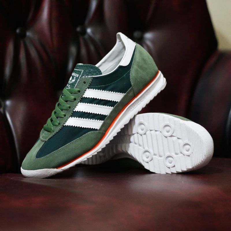 SEPATU ADIDAS SL72 OLIVE GREEN WHITE ORIGINAL