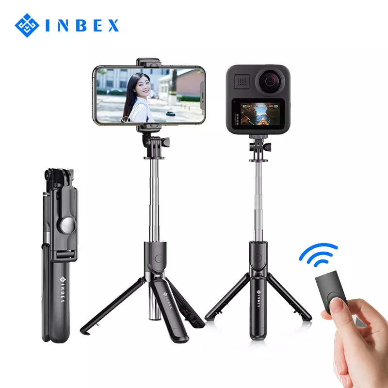 INBEX S03 Selfie Stick Tongsis Bluetooth Tripod 4 In 1/Tongsis Bluetooth selfie stick tripod