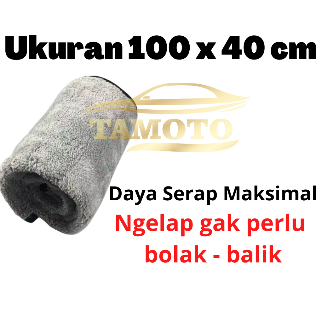 Drying towel JUMBO - Kain lap microfiber / mikrofiber mobil dan motor