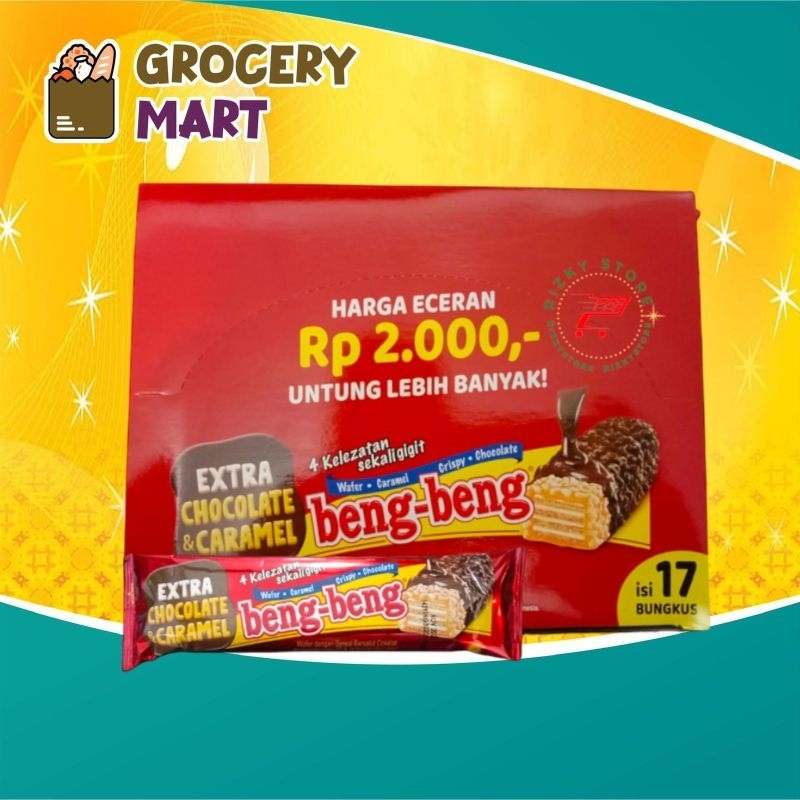 

Beng Beng Wafer Cokelat 25gr Isi 17pcs 1box