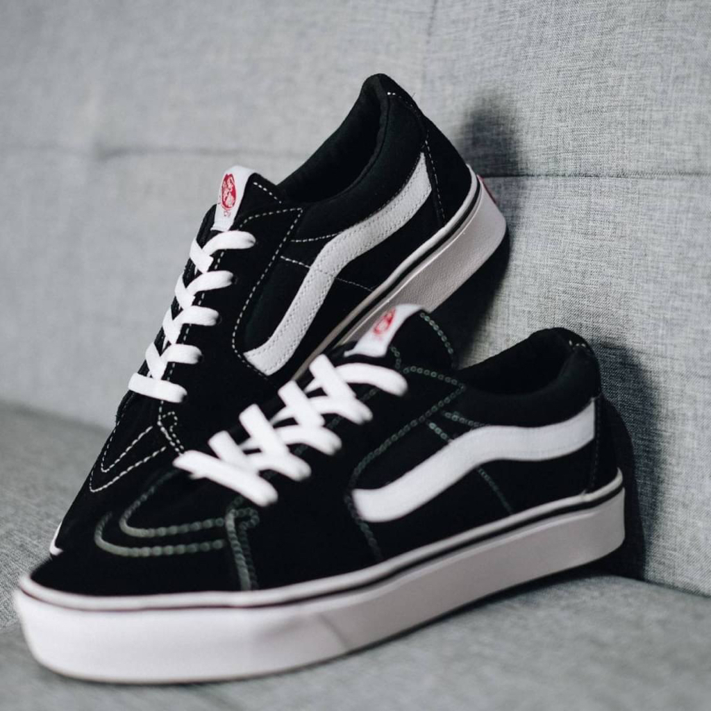Vans Sk8 Low Black White Comfycush