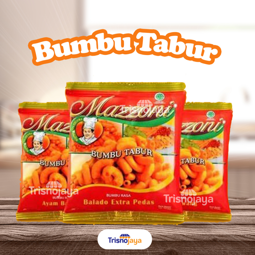 

BUMBU TABUR MAZZONI all varian 100 gr barbeque balado keju dll bumbu kentanh