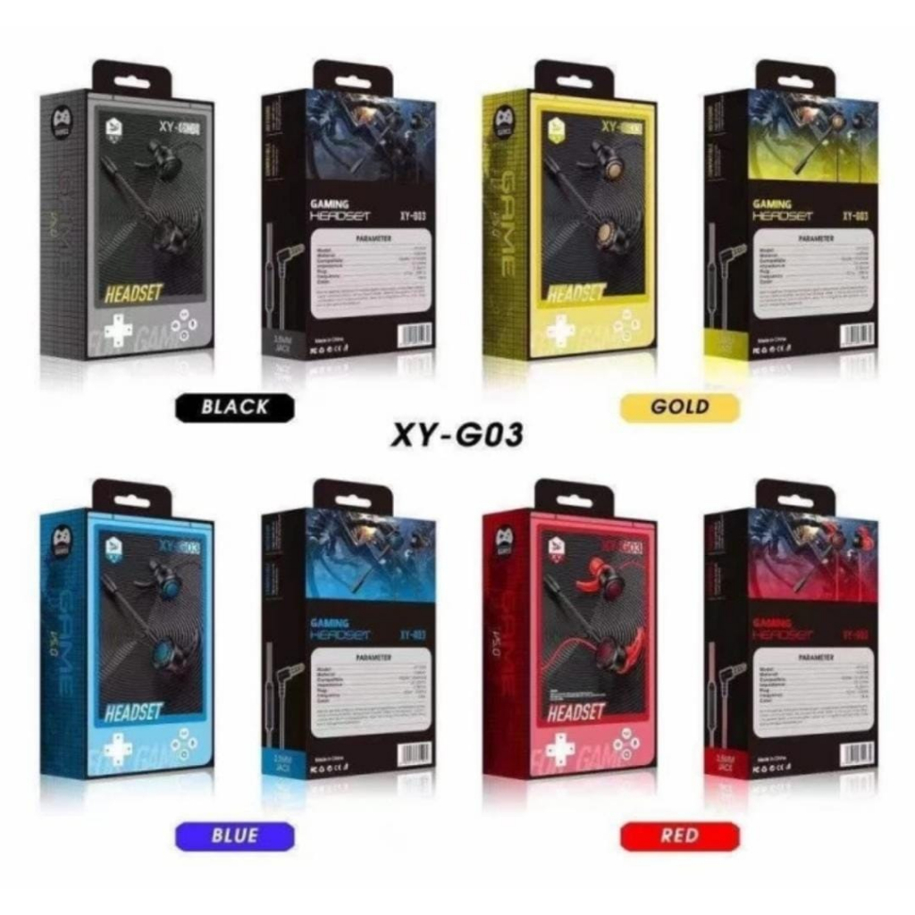 Headset Gaming Microphone Headset Game Free Fire Earphone Gaming XY-G03