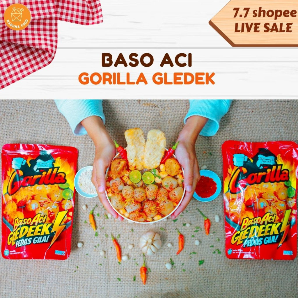 PROMO 10.10 PROMO Baso Aci Gorilla Pedes Gledek Bakso Aci Gorila Pedas Gila Murah Meriah Gurih Nikmat Promo Baso Aci Boci Pedas Paling Laris