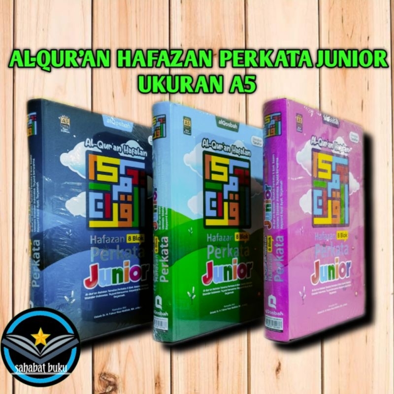 HAFAZAN PERKATA JUNIOR - ALQURAN HAFALAN PERKATA 8 BLOK WARNA UKURAN A5