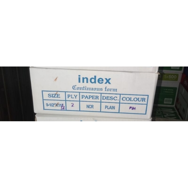 

kertas continuous form 2ply full/A4/91/2× 11/harga perdus
