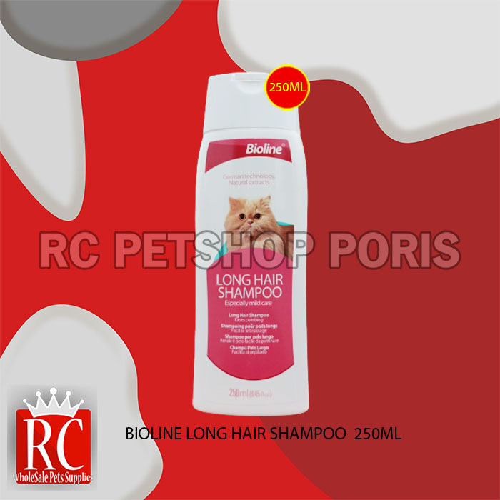 Shampo Kucing Bulu Panjang Cat Shampoo Bioline Long Hair 250 Ml