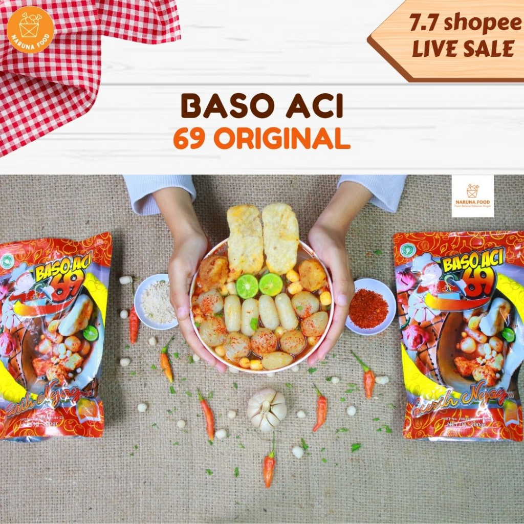 PROMO Bakso Aci Tulang Rangu Boci Baso Aci 69 Original Promo Boci 69 Gurih Nyoy Makanan Instan Cemilan Pedas Makanan Ringan Enak Gurih Halal Fresh dan Ready Laris Halal