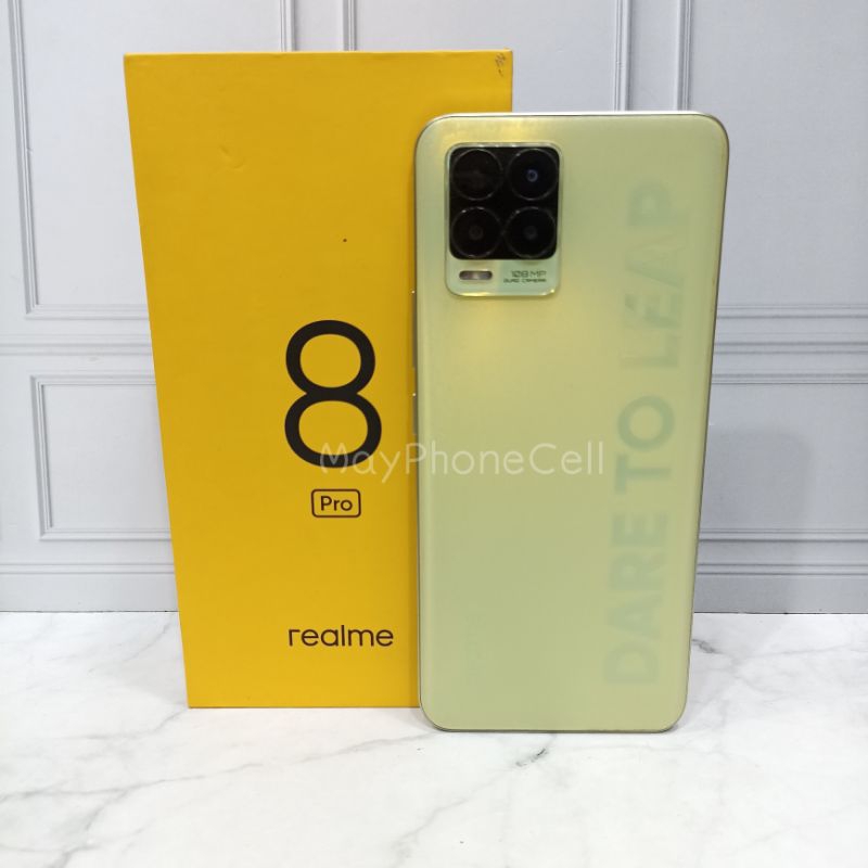 Realme 8 Pro Ram 8GB Internal 128GB 8/128 Handphone Second Fullset Batangan Ori